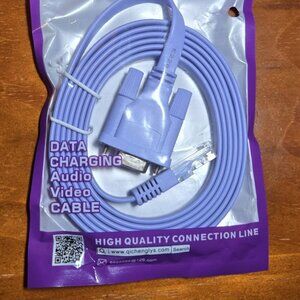 Cisco Console Cable 9-pin DB9 Female Serial RS232 Port to RJ45 Male 1.8M